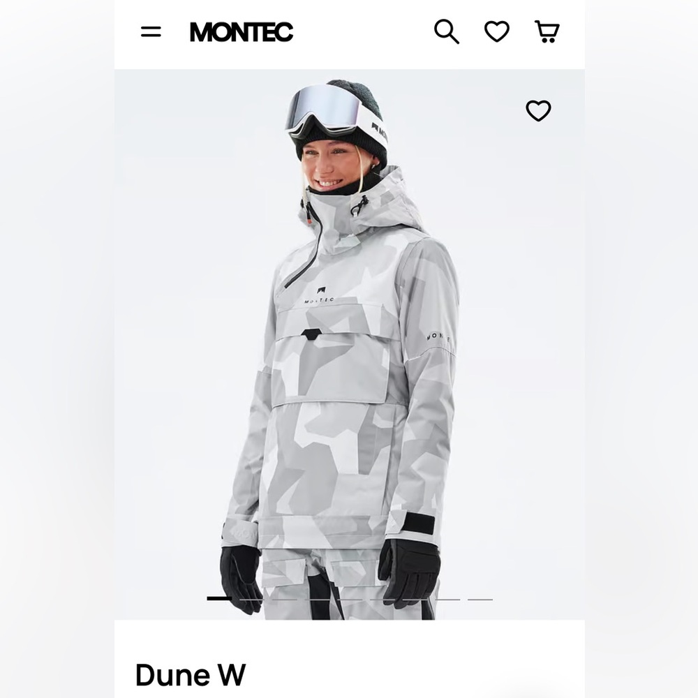Montec Dune W Ski Jacket - XS Snow Camo
